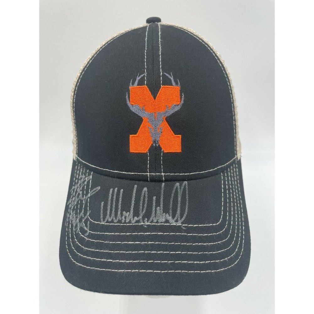 Bushnell Baseball Hat StrapBack Mesh Cap Signed By Nick Mundt & Michael Waddell